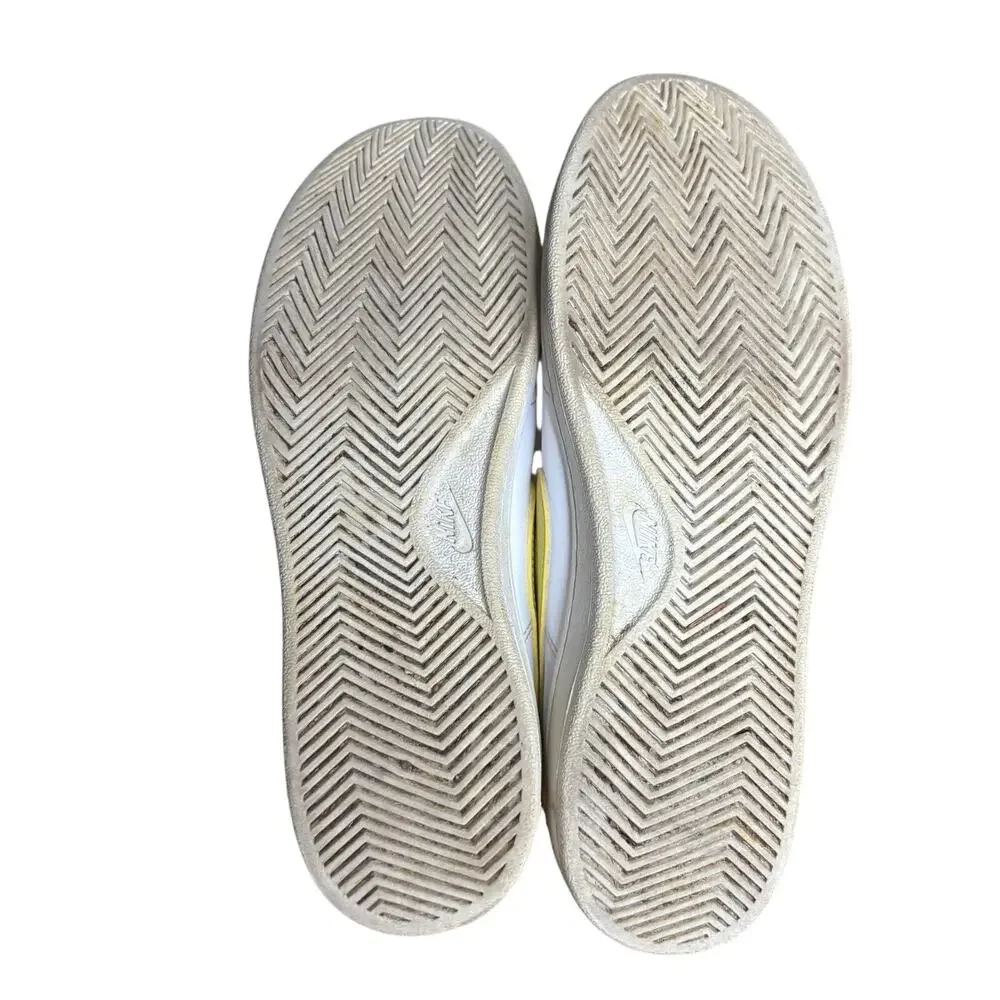 Nike Court Royale 2 Women Shoes White Yellow Size 7 Casual Sneaker CU9038 107